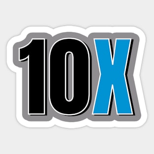 10X Sticker